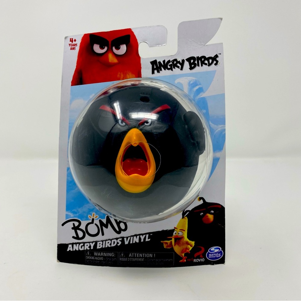 Angry Birds Vinyl Ball Figure Black Bird Spin Master